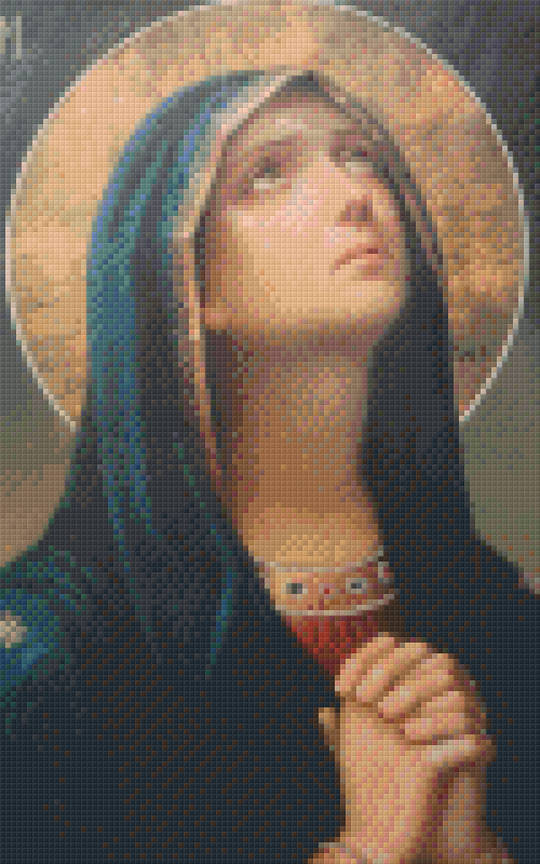 Mary Icon Eight [8] Baseplate PixelHobby Mini-mosaic Art Kit